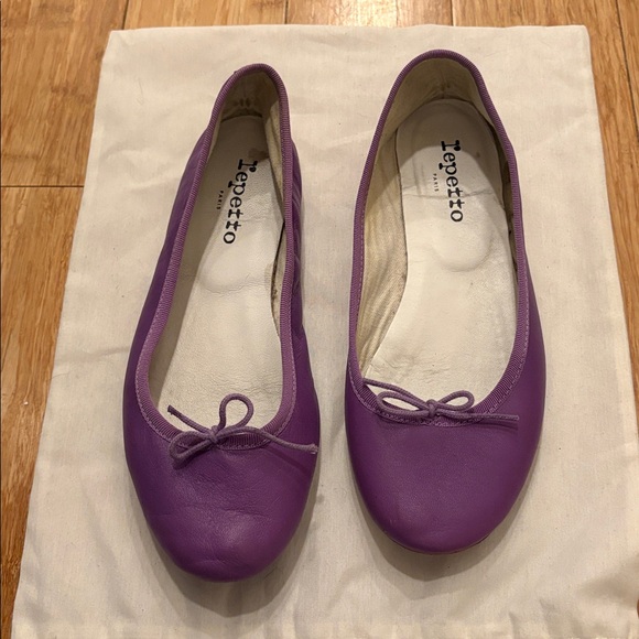 Repetto Shoes - Repetto Lilac Ballet Flats with Bow